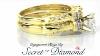 Half Eternal Band Pave SI2 Diamond Solid 10K Yellow Gold Engagement Wedding Ring.