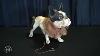Bouledogue Francais Growler Papier MachÃ©-jouet Ã Tirer-collection-ancien